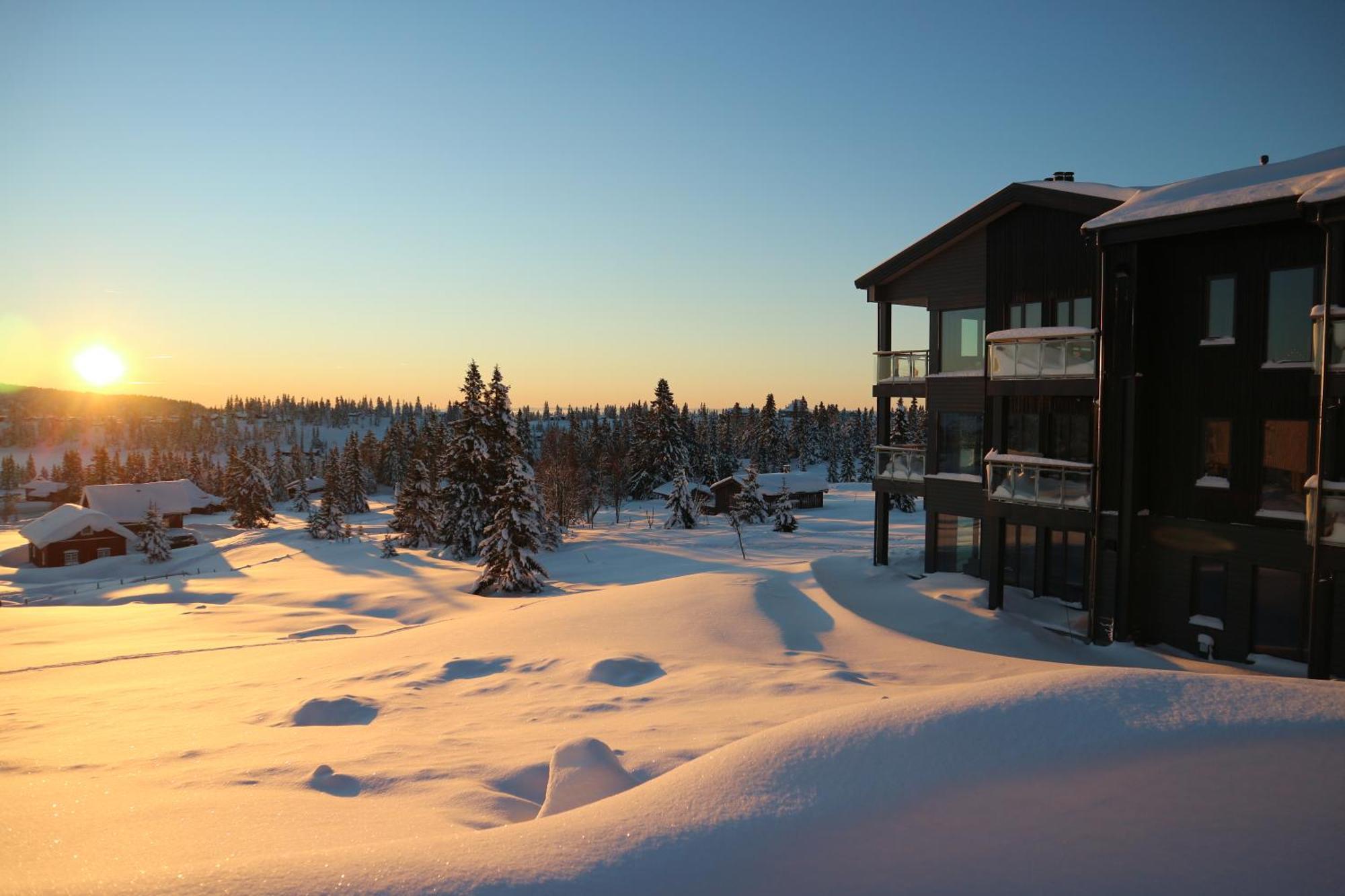 Апартаменти Beautiful Penthouse With Panoramic View At Sjusjoen Екстер'єр фото
